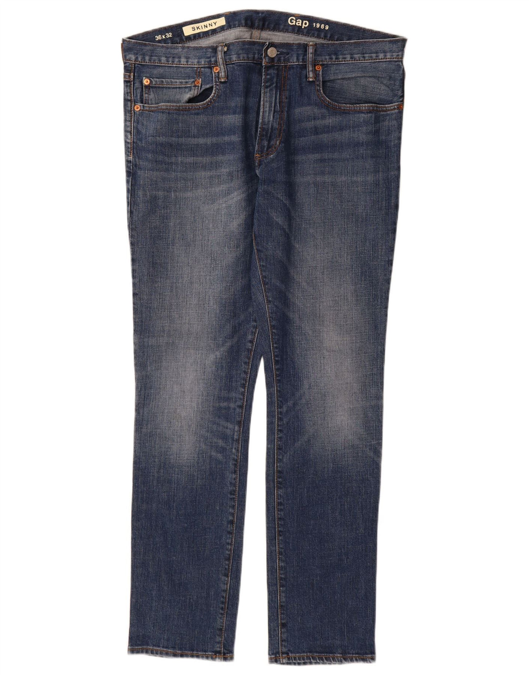 Męskie jeansy Gap Skinny W36 L32 Niebieskie, bawełniane
