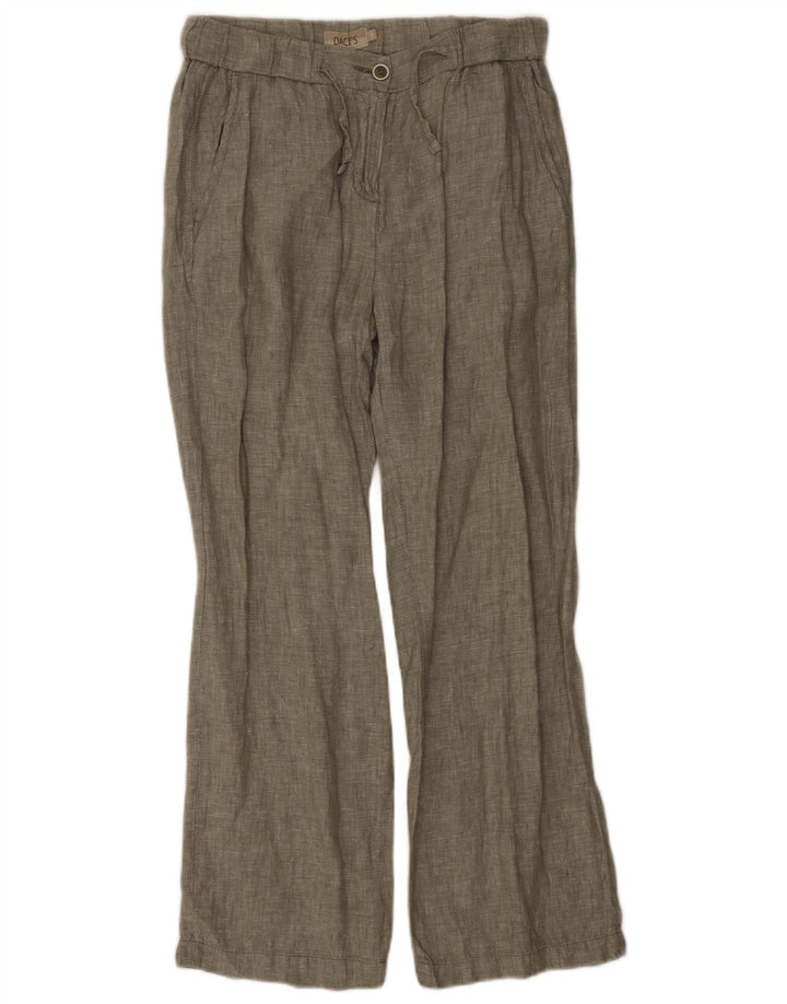 Proste spodnie chino damskie Dack's, małe W27 L28 Khaki