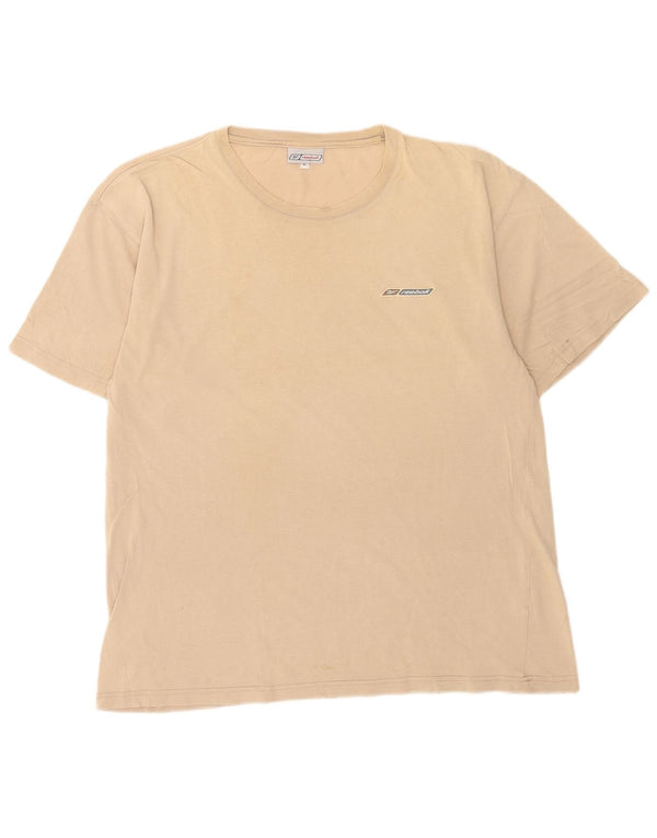 T-shirt męski Reebok Top XL, beżowy, bawełniany