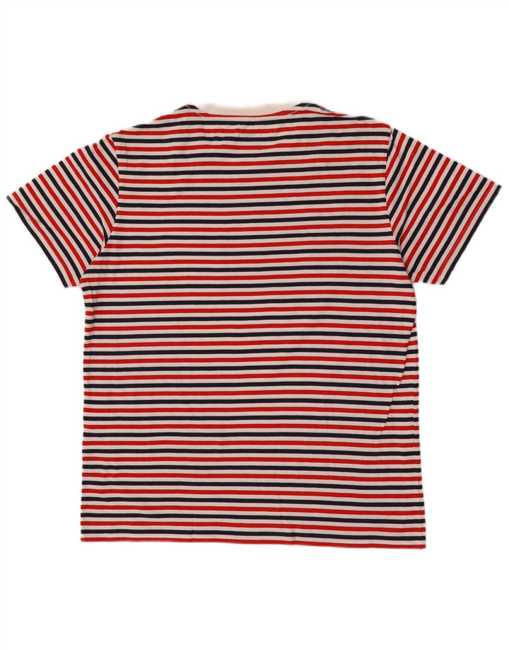 Męski T-shirt Levi's Top, duży, wielobarwny, bawełniany w paski
