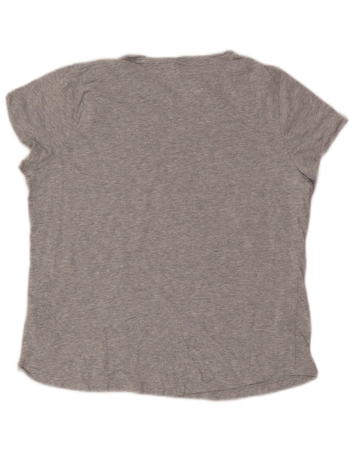 T-shirt damski Puma Top UK 16, duży, szary, bawełniany