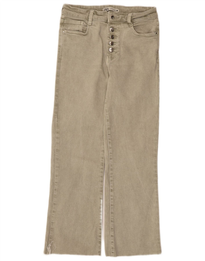 Damskie proste dżinsy Zara EU 36 XS W26 L26 Szara bawełna