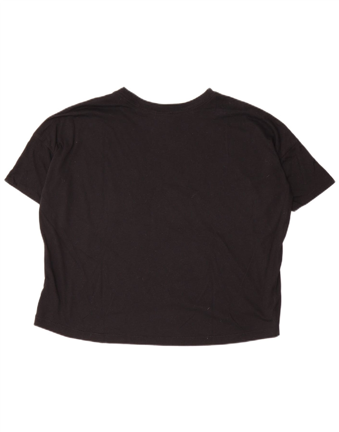 Damska koszulka Nike Crop Oversized Graphic Top UK 10, mały, czarny poliester