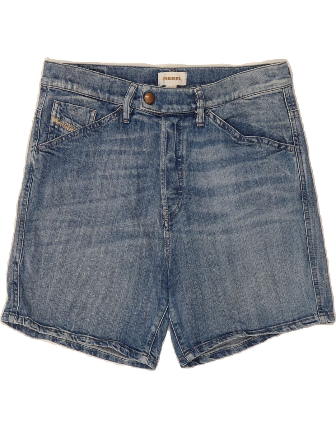 DIESEL Womens Denim Shorts W28 Medium  Blue Cotton Vintage Diesel and Second-Hand Diesel from Messina Hembry 