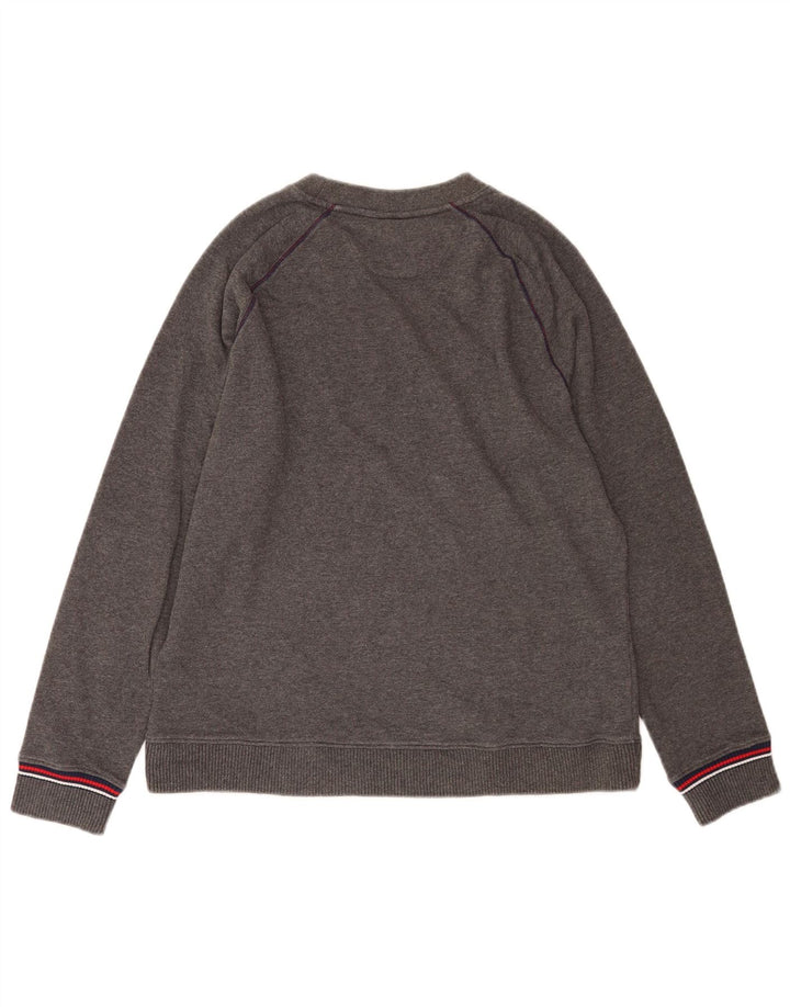 Męska bluza z grafiką Fila, średnioszara, bawełniana