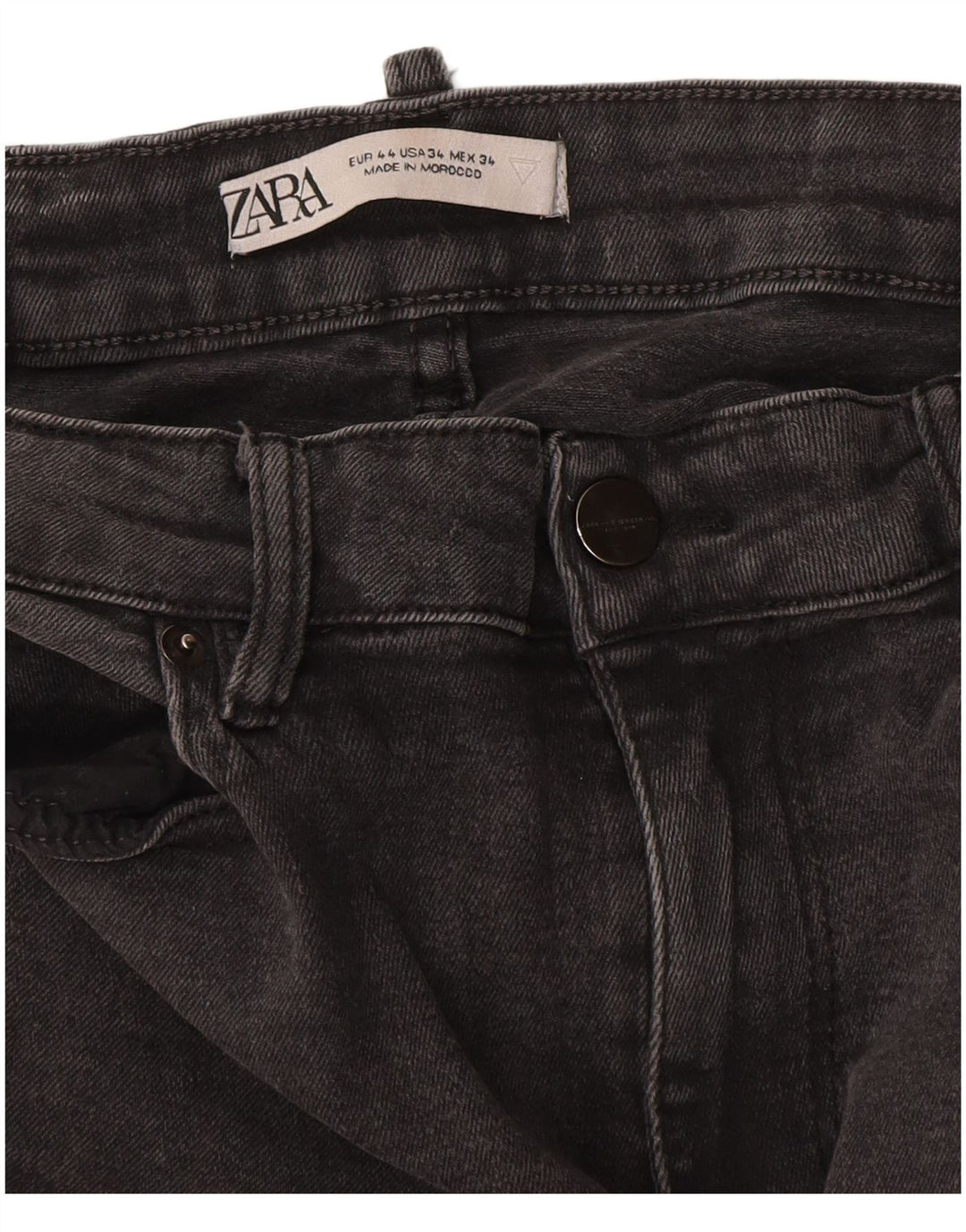 Męskie jeansy obcisłe Zara EU 44 Large W34 L30 Szare