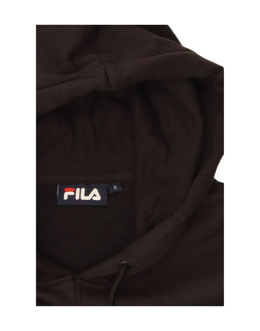 FILA Mens Graphic Hoodie Jumper Small Black