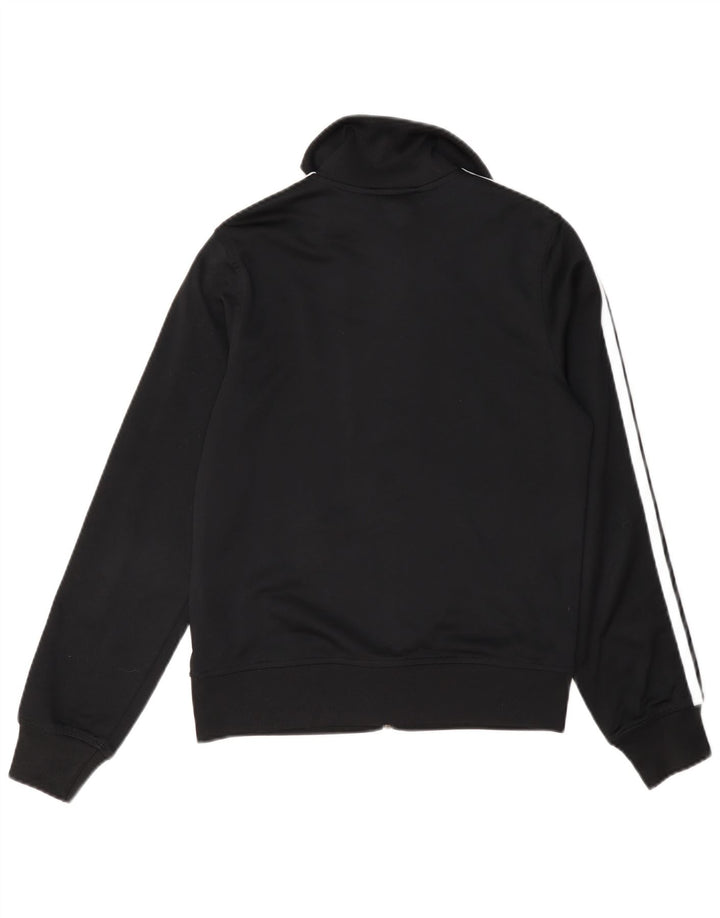 Damska kurtka dresowa Adidas UK 10, mała, czarna, poliestrowa