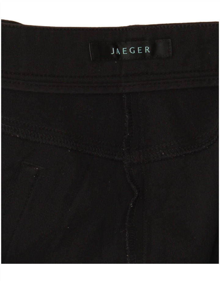 Damskie spodnie typu casual Bootcut Jaeger W36 L32 czarne