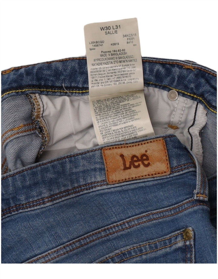 Męskie jeansy Lee Sallie Slim W30 L31 Niebieskie bawełniane