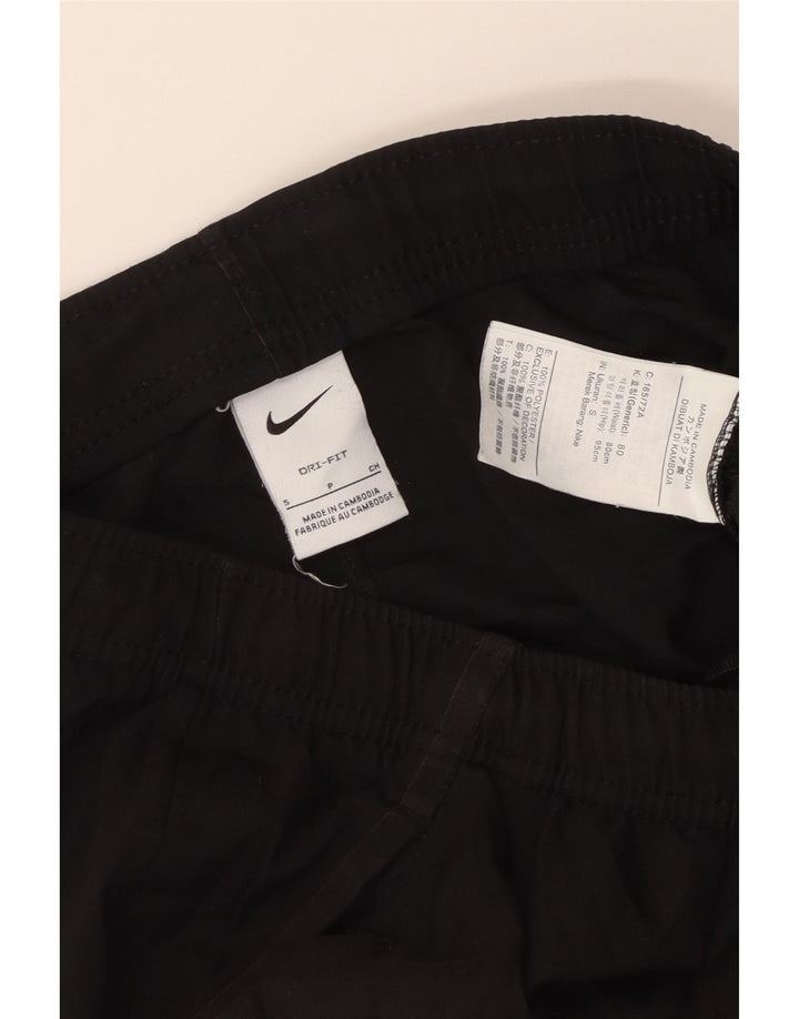 Męskie spodnie dresowe Nike Dri Fit, małe, czarne, poliestrowe