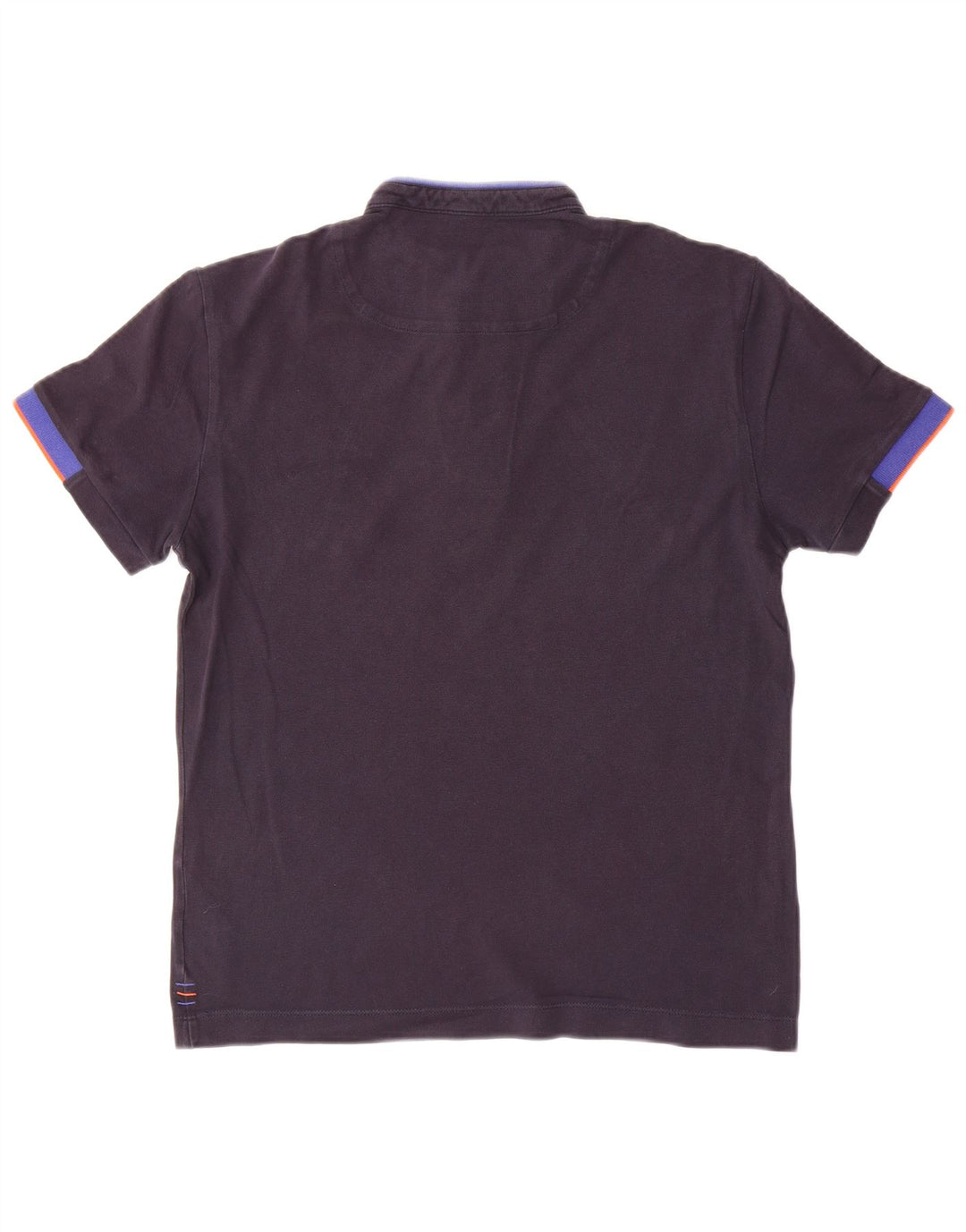 GAS Boys Polo Shirt 15-16 Years Medium Navy Blue Cotton