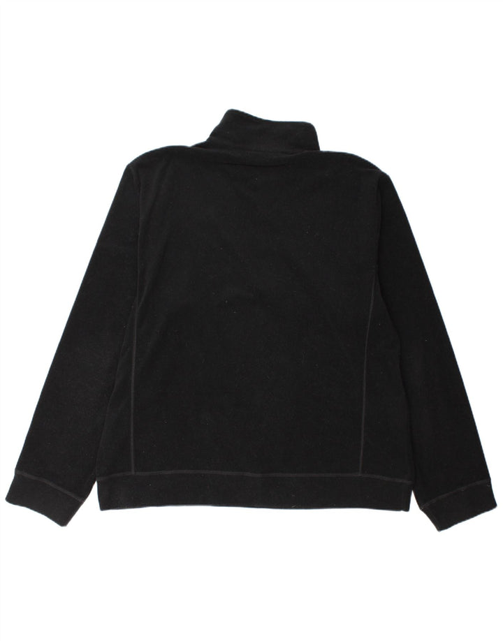 Męski sweter polarowy Sergio Tacchini z zamkiem błyskawicznym XL, czarny poliester