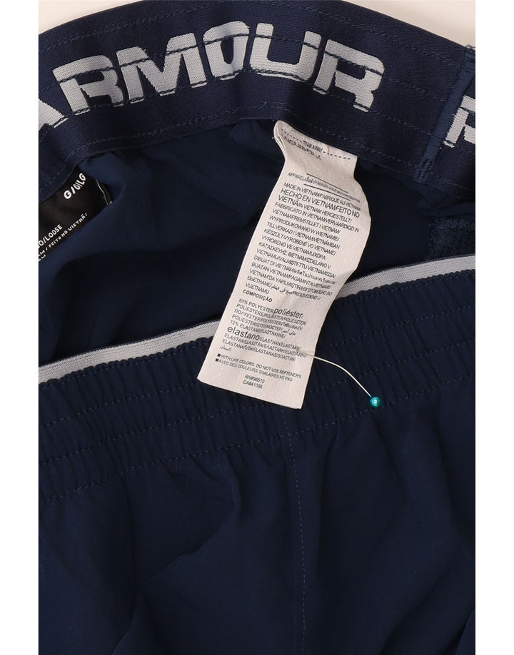 Damskie spodenki sportowe Under Armour UK 16, duże, granatowe, poliestrowe