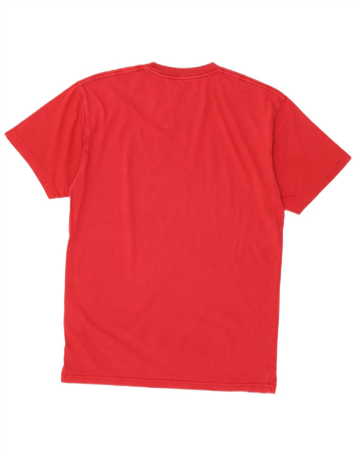 Męski T-shirt Vans o klasycznym kroju, bawełniany, średni czerwony