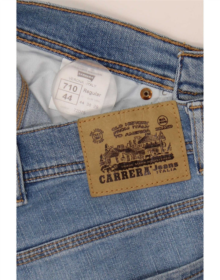 Carrera Damska 710 IT 44 Średnia W29 L31 Niebieska bawełna z blokami kolorów