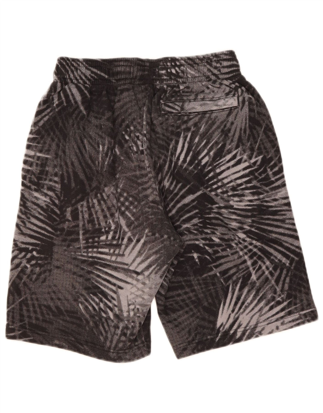 UNDER ARMOUR Mens Abstract Pattern Sport Shorts Medium Grey Cotton