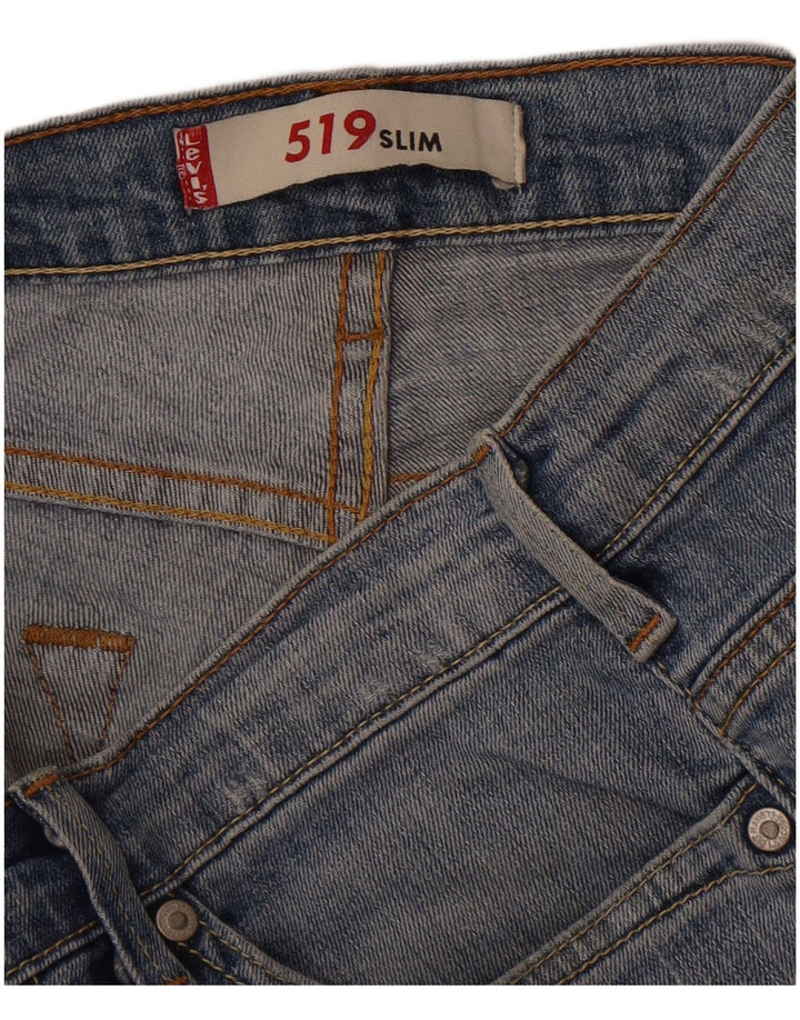Damskie jeansy Levi's 519 Slim W30 L32 Niebieskie