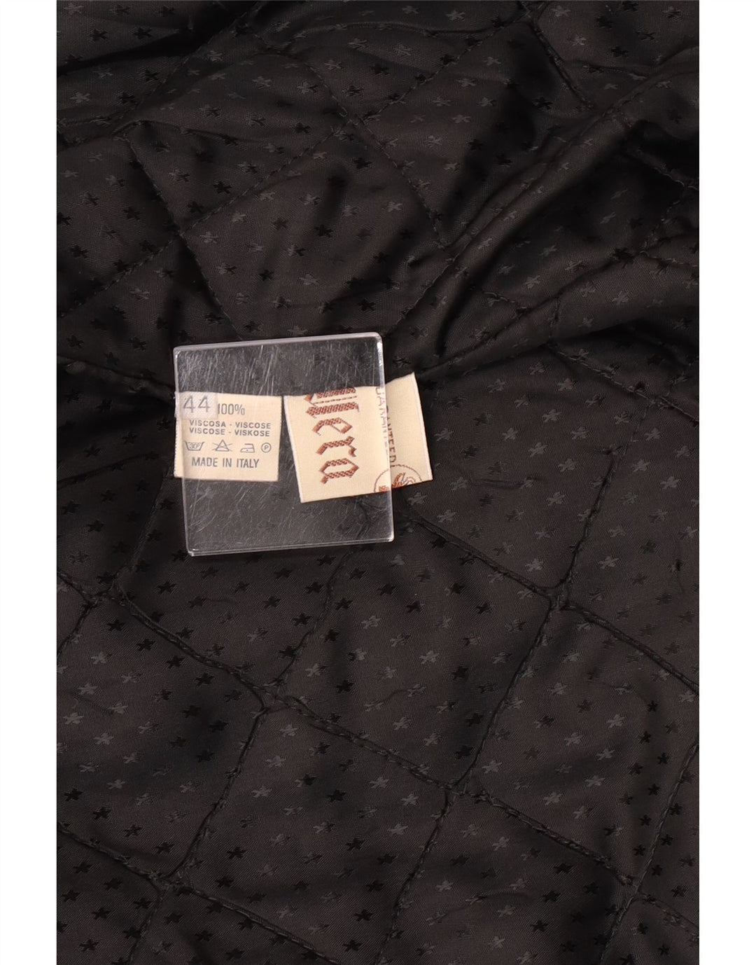 Vintage damski płaszcz skórzany oversize IT 44 średni czarny skórzany klasyczny