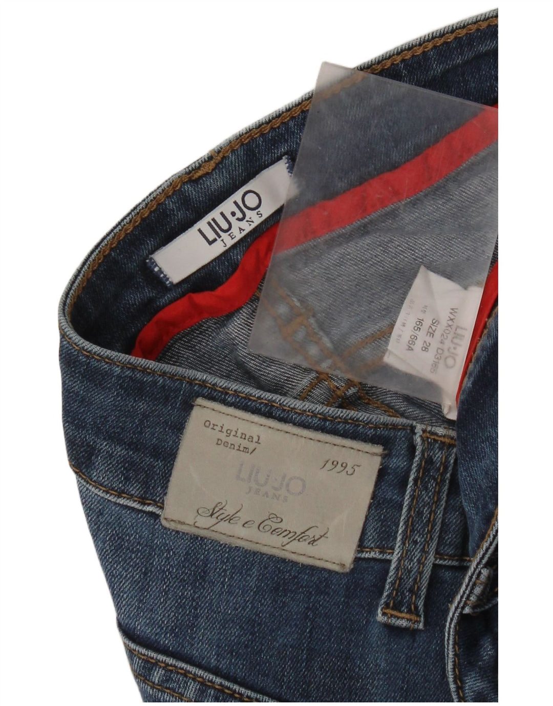 Damskie jeansy Liu Jo W28 L25 Niebieskie