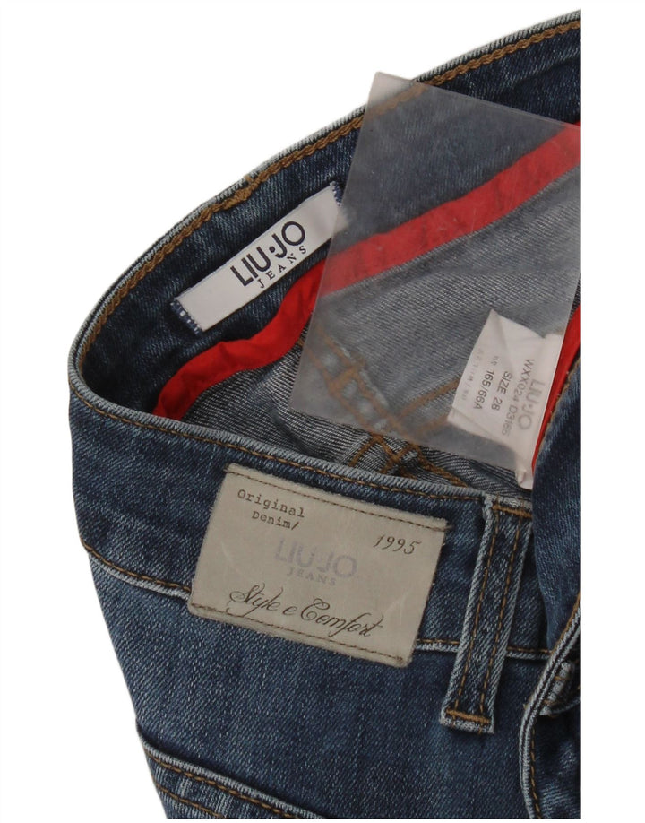 Damskie jeansy Liu Jo W28 L25 Niebieskie