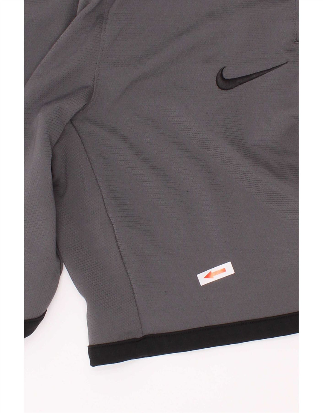 Chłopięce spodenki sportowe Nike Dri Fit z grafiką, duże, szare, 12-13 lat, z poliestru