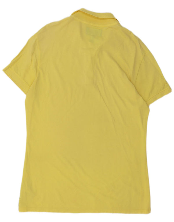 Męska koszulka polo Armani Jeans Muscle Fit XL, żółta, bawełniana