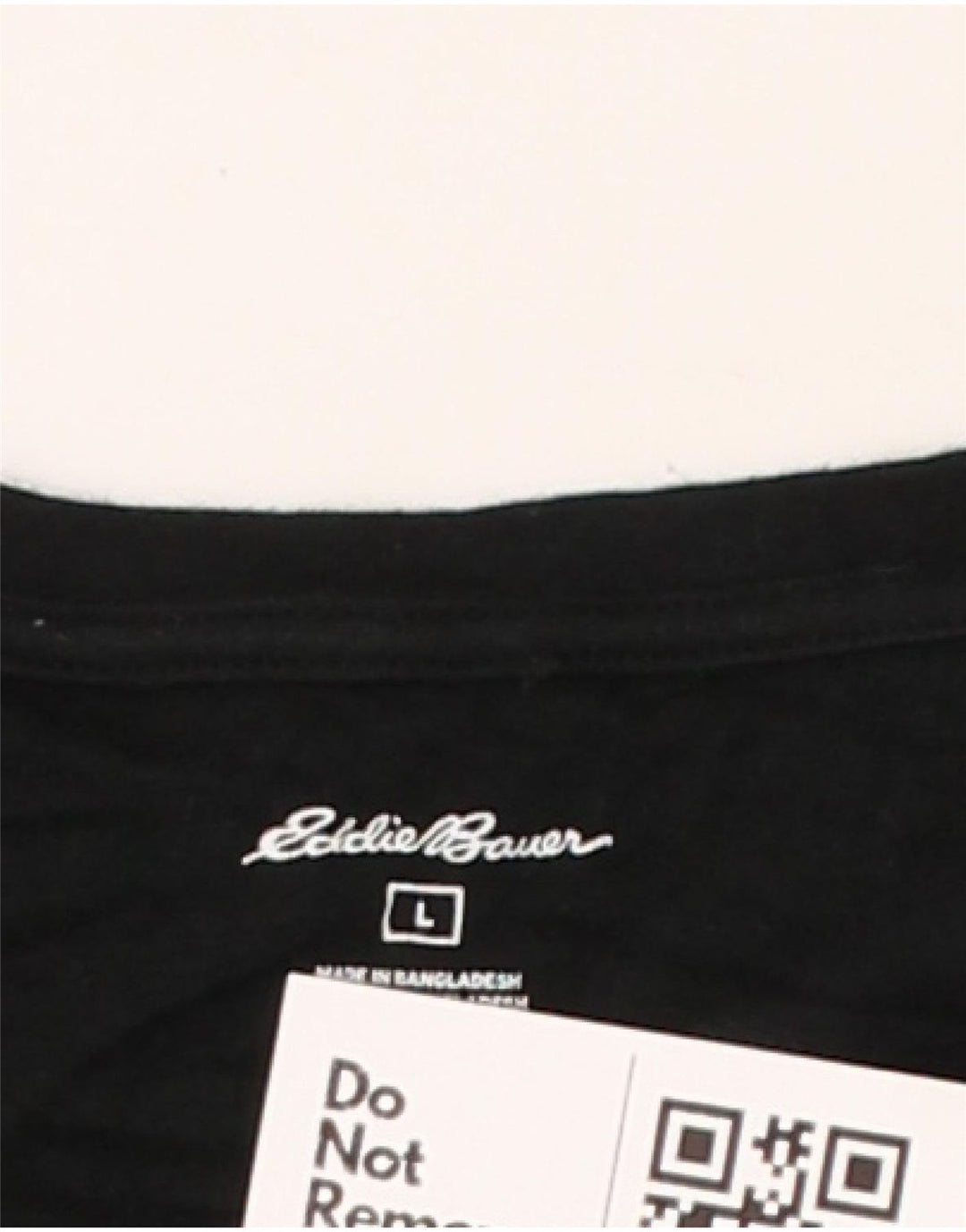 EDDIE BAUER Damski top z długim rękawem UK 16, duży, czarny, bawełniany