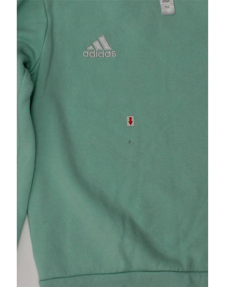 Bluza chłopięca Adidas 7-8 lat, zielona bawełna