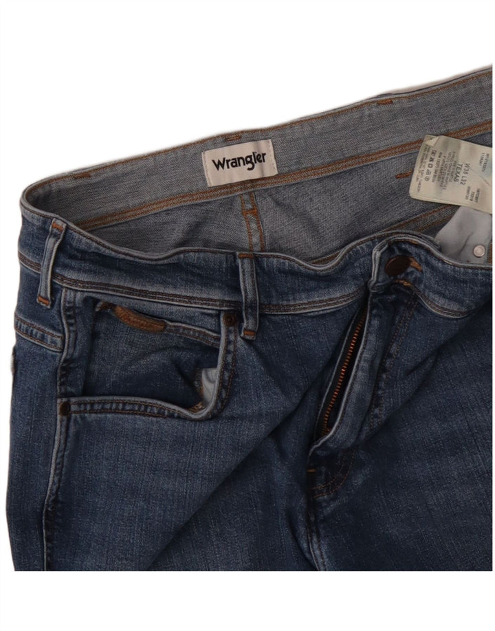 Męskie jeansy WRANGLER Texas Straight W36 L32 Niebieskie, bawełniane