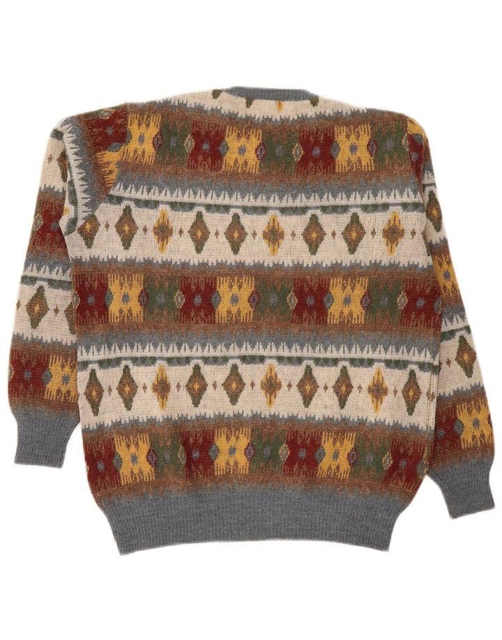 Męski sweter z okrągłym dekoltem Fruit Of The Loom, średni, wielokolorowy