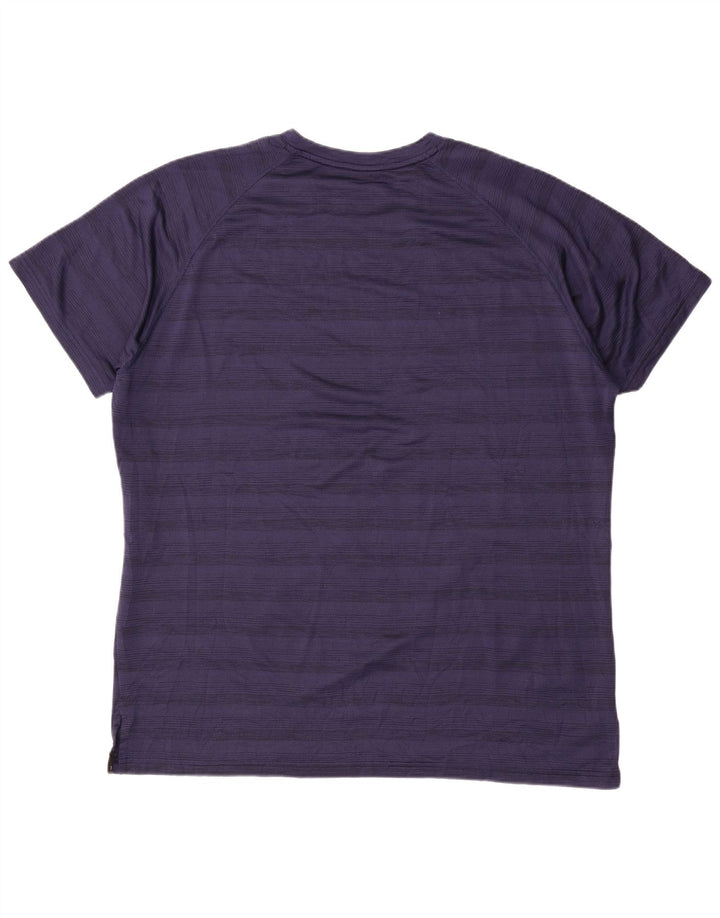 Męski t-shirt PUMA Top 2XL w granatowe paski