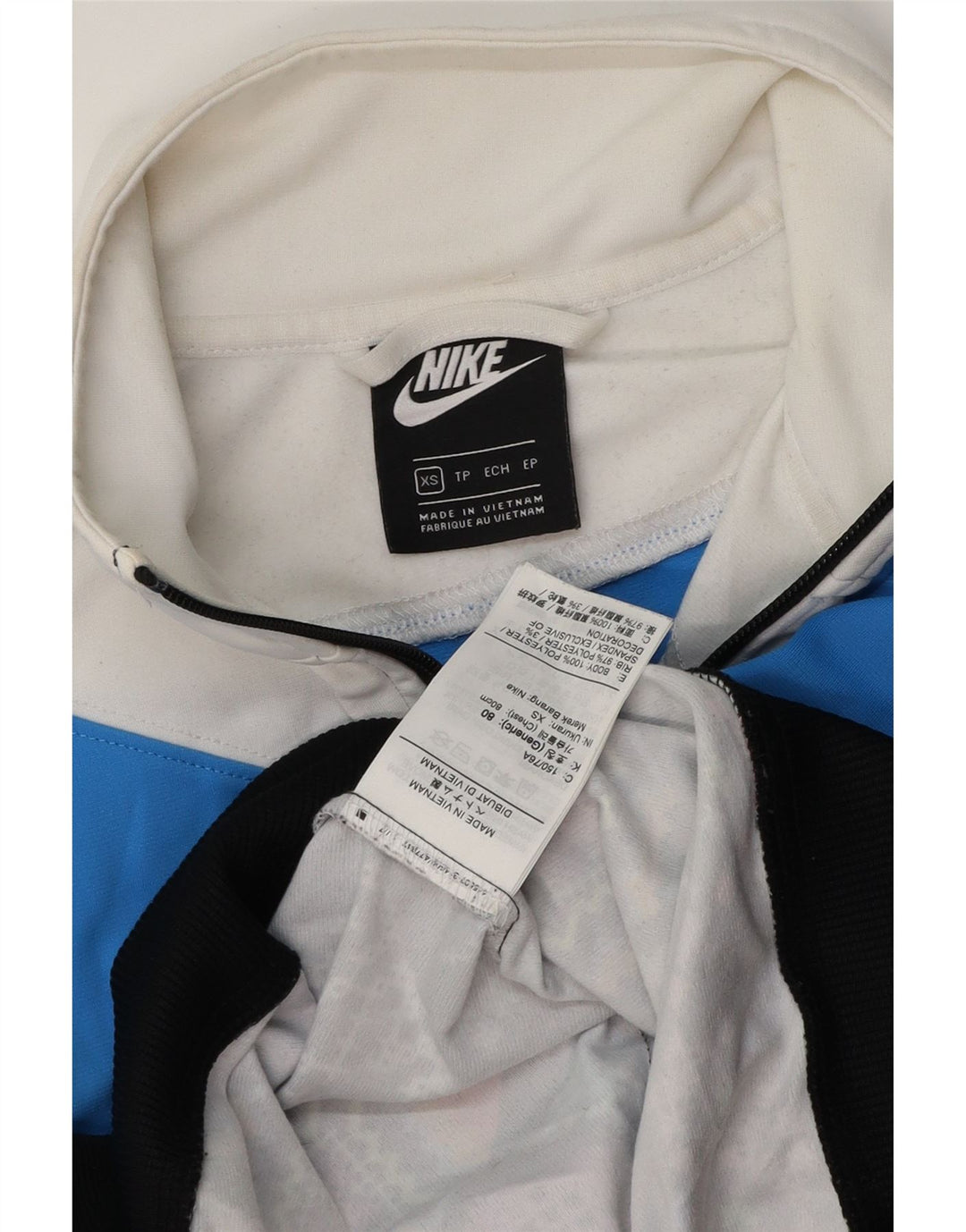 Damska kurtka dresowa NIKE Crop UK 6 XS, wielokolorowa, geometryczna