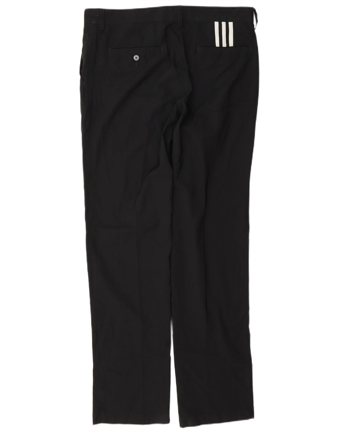 Adidas Męskie Climalite Straight Chino Spodnie W34 L34 Czarny Poliester