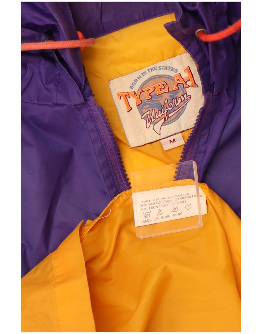 Męska kurtka przeciwdeszczowa UNIFORM o luźnym kroju UK 38, średnia pomarańcza