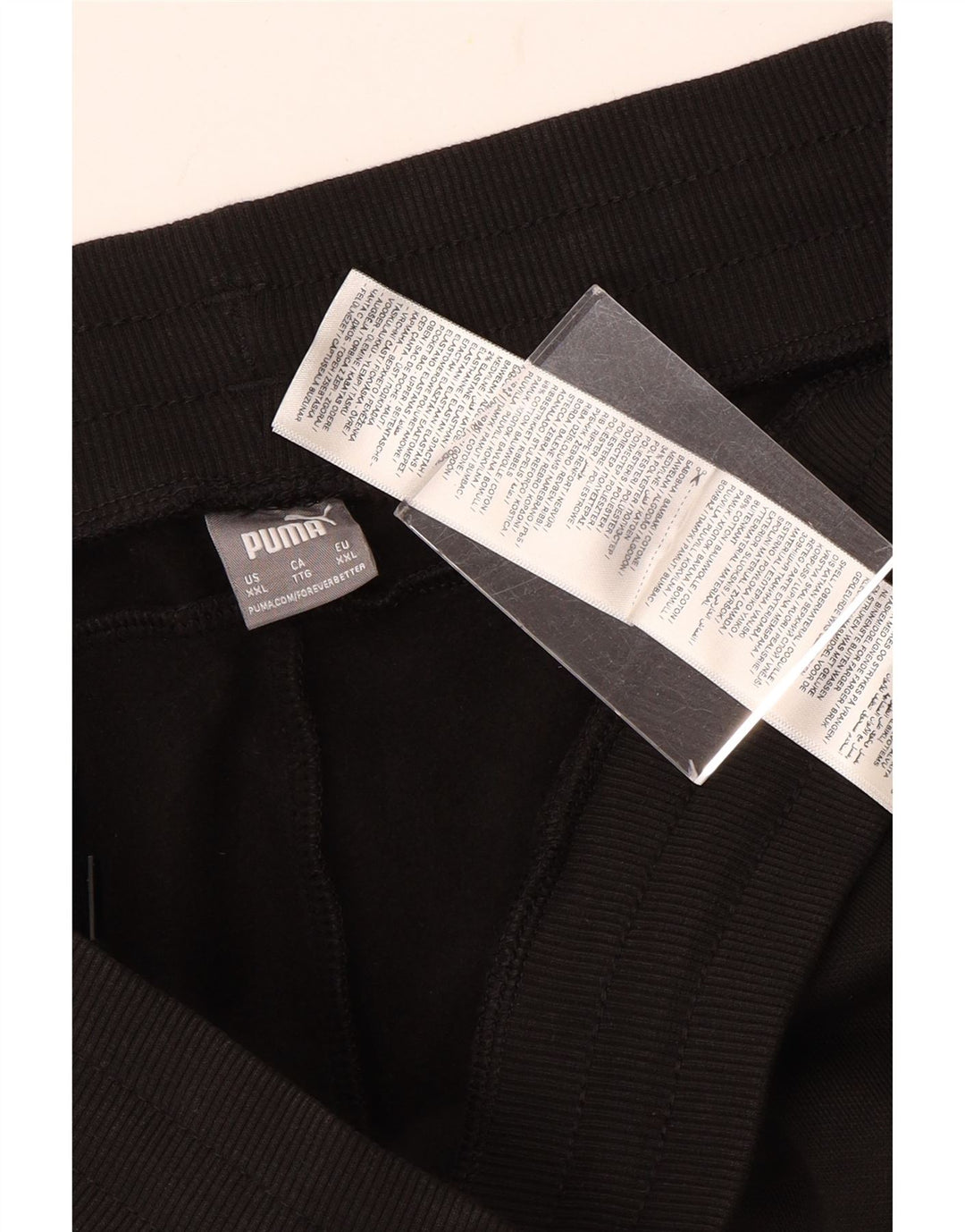 Męskie spodnie dresowe PUMA Joggers 2XL Czarna bawełna