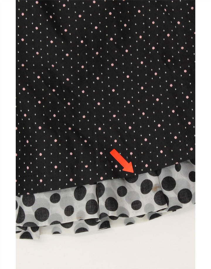 Damska spódniczka mini A.YILIAN duża W30 czarna w cętki