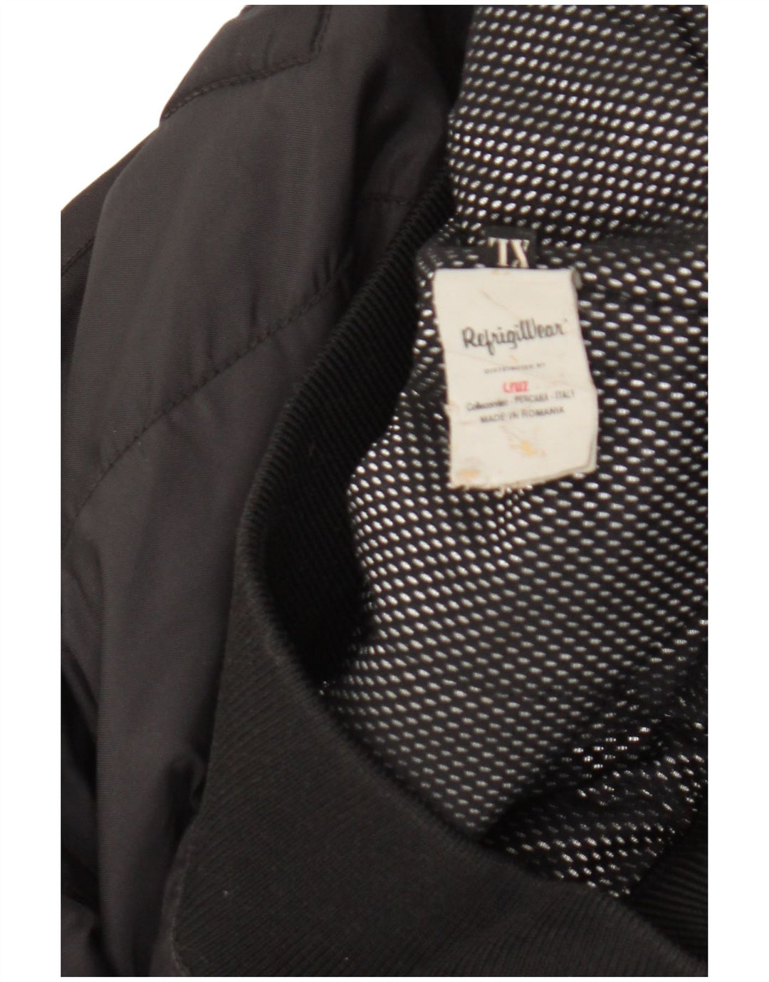 Męska kurtka bomberka Refrigiwear UK 42 XL, czarny poliamid