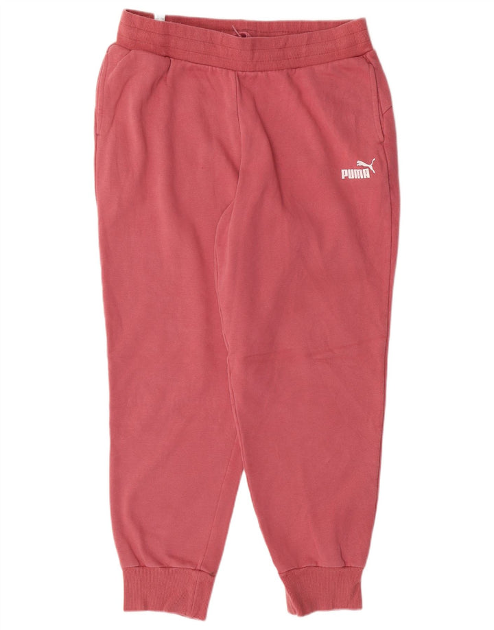 Damskie spodnie dresowe PUMA Joggers UK 14, duży róż