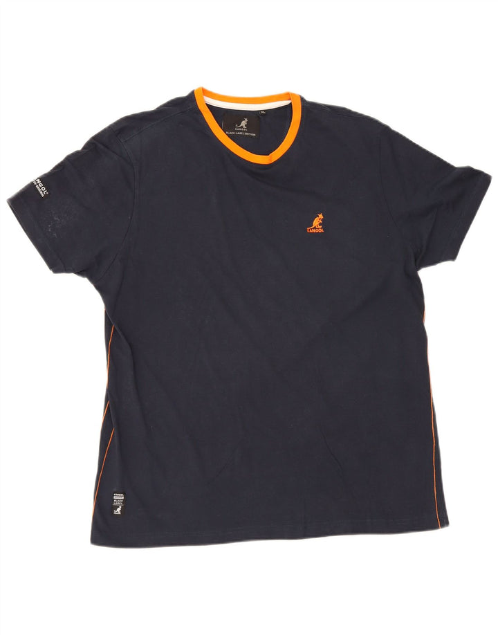 T-shirt męski Kangol Top XL, granatowy, bawełniany