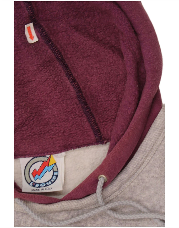 Damski sweter L'Equipe z grafiką i luźnym krojem, UK 20 2XL, szary, bawełniany