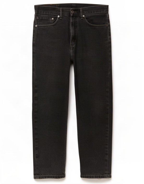Męskie jeansy Levi's 505 Regular Straight W34 L30 Czarna bawełna
