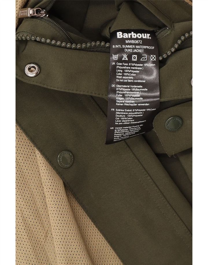 Męska kurtka użytkowa Barbour UK 38, średni khaki, poliester