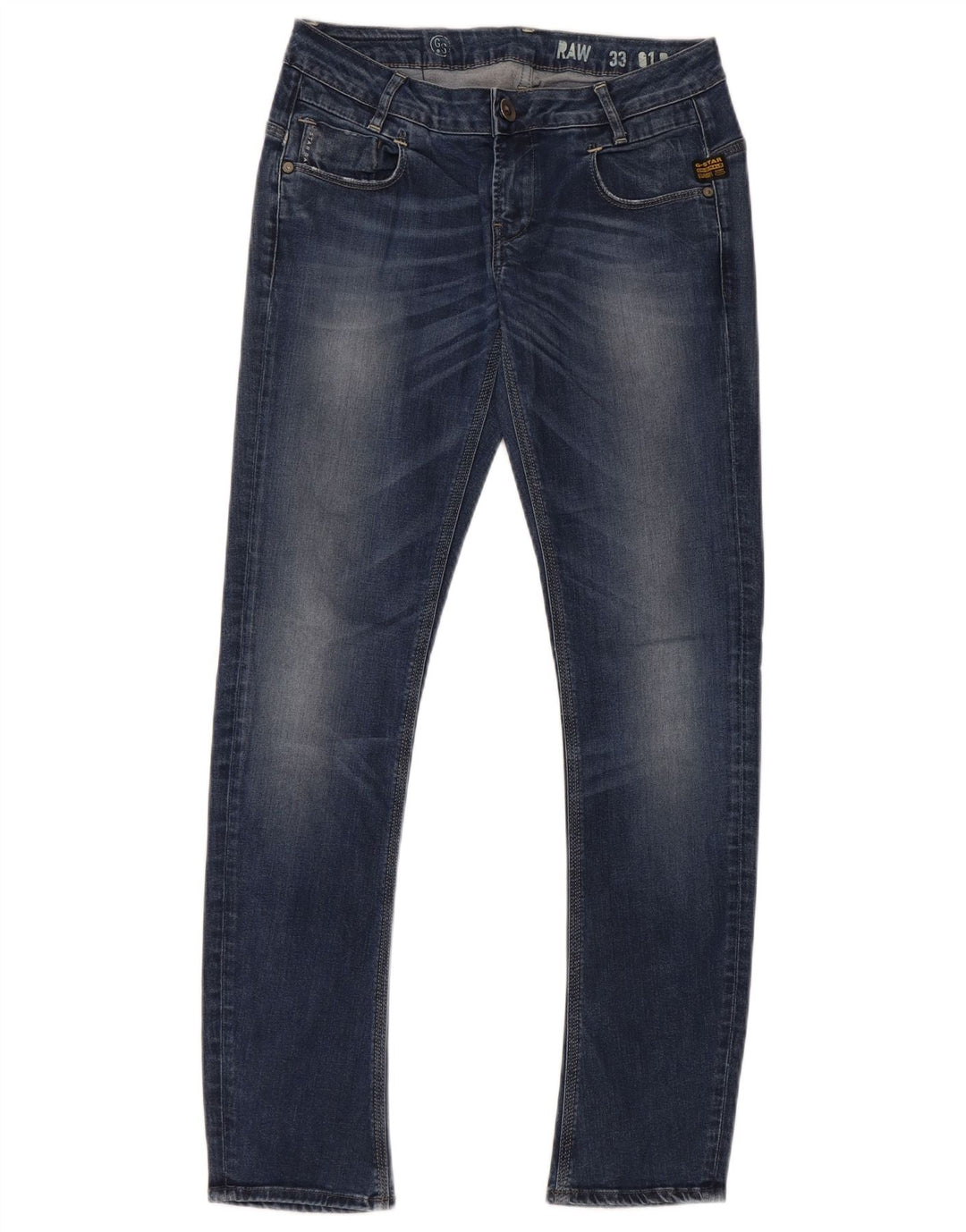 Damskie jeansy slim G-STAR W30 L29 Niebieskie