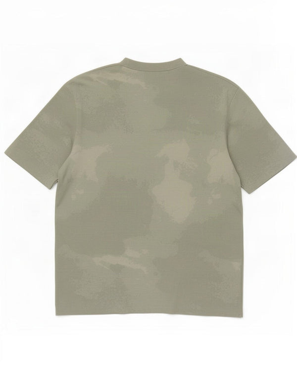 Cos Męski T-shirt o swobodnym kroju, mały, zielony, bawełniany Tie Dye