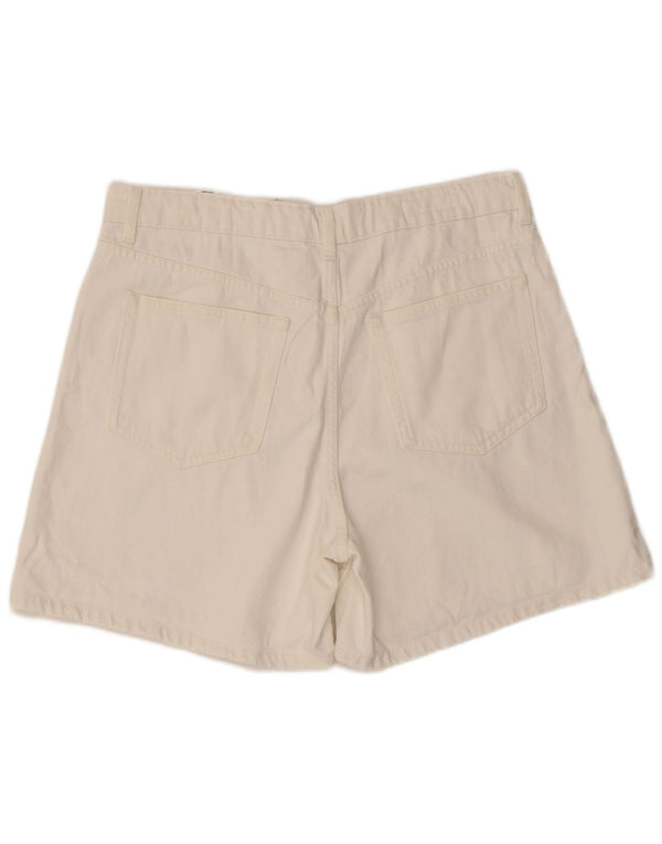 Damskie spodenki jeansowe Zara EU 44 XL W34 Biała bawełna