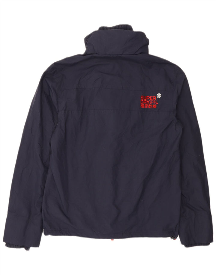 Męska wiatrówka Superdry UK 36, mała, granatowa, nylonowa