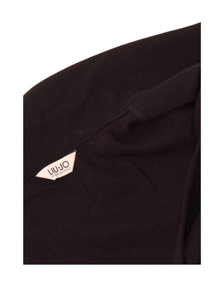 LIU JO Womens Sleeveless Blouse Top UK 14 Medium Black Vintage Liu Jo and Second-Hand Liu Jo from Messina Hembry 