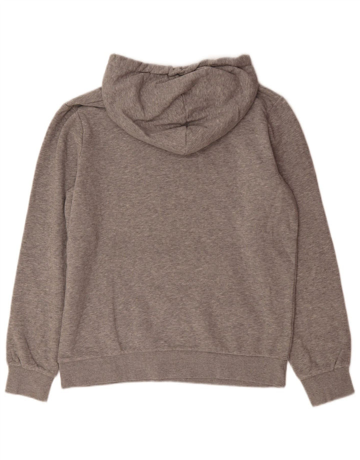 Męski sweter z kapturem i grafiką Jack & Jones, średnioszary, nakrapiany