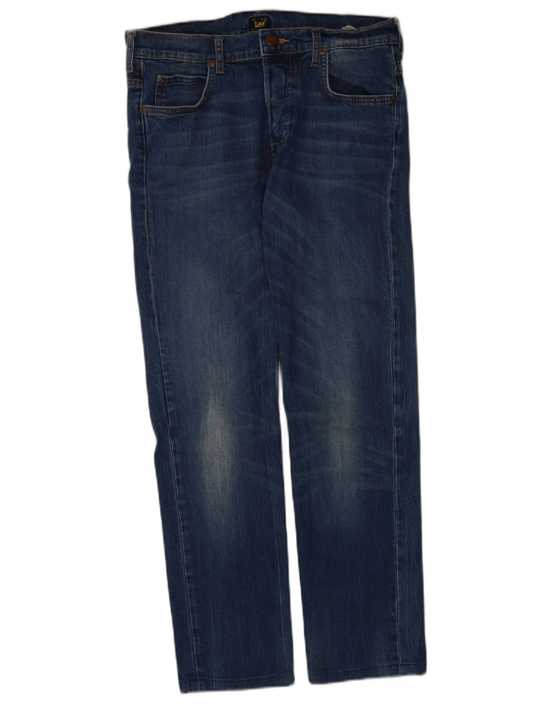 Damskie jeansy Lee Powell Slim W31 L29 Niebieskie bawełniane